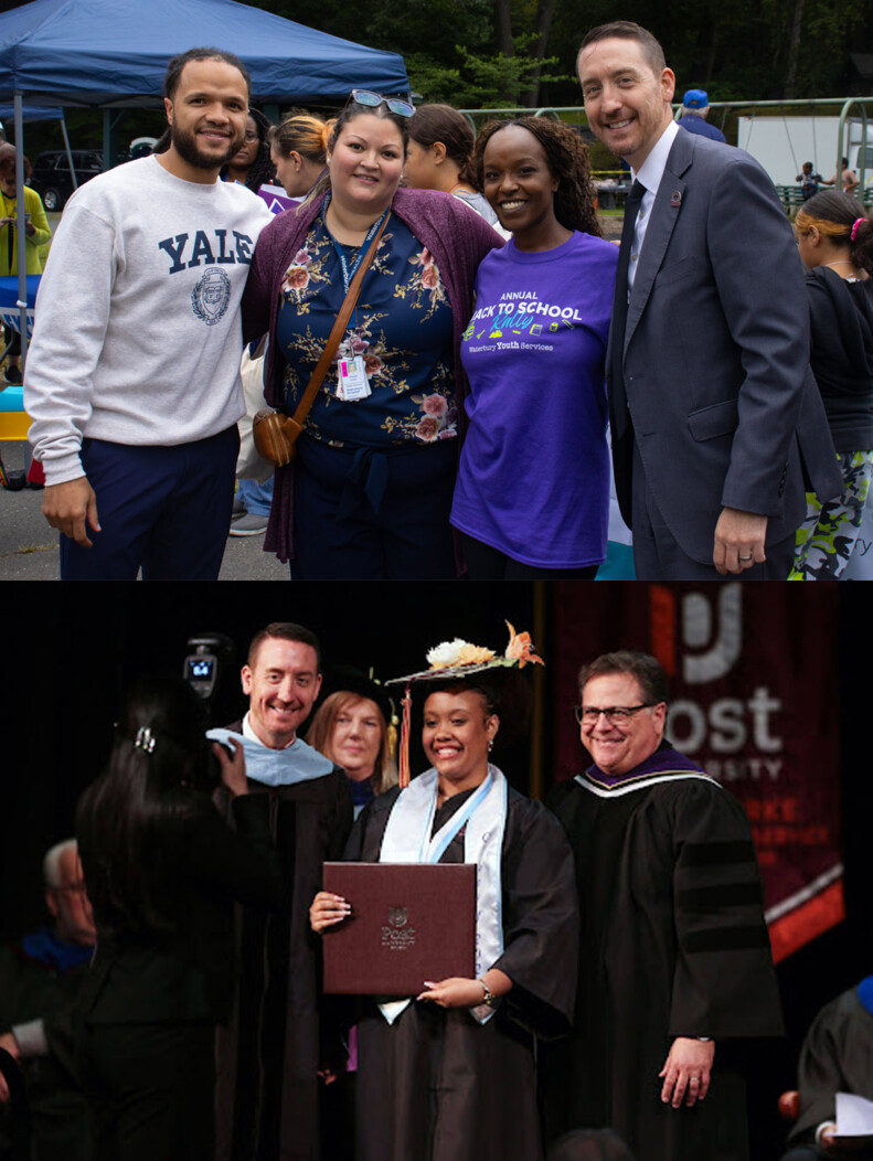 Waterbury, CT Superintendent Darren Schwartz and community leaders